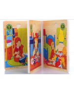 Creative educational toys - Wooden Jigsaw Puzzle Toy /DIY Baby story book